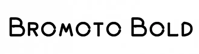 Bromoto Bold  font caratteri gratis