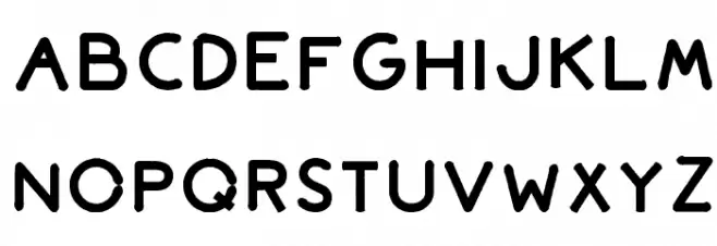 Bromoto Bold Font Litere mici