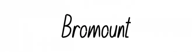 Bromount  Frei Schriftart Herunterladen