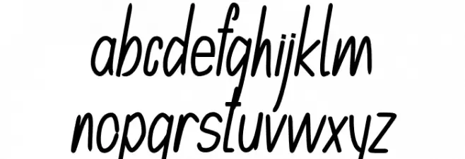 Bromount Font LOWERCASE