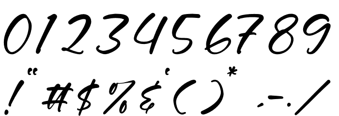 Brompthon Choconuts Font Alte caractere