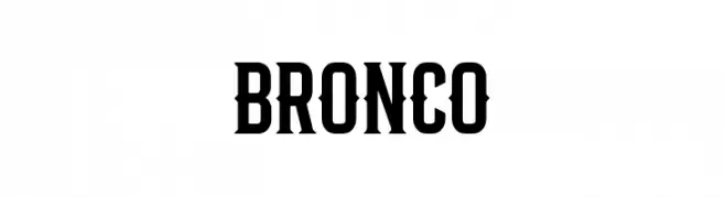 Bronco  नि: शुल्क फ़ॉन्ट्स डाउनलोड
