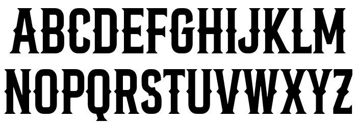Bronco Font LOWERCASE