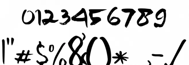 Brondes Blue Font Alte caractere