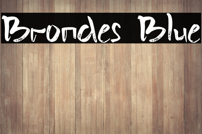 Brondes Blue Example 3