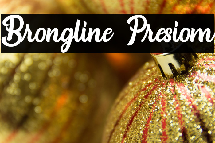Brongline Presiom Example 2