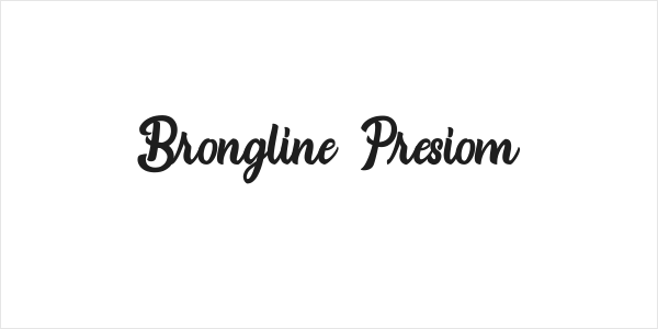 Brongline Presiom Logo
