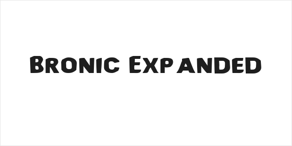 Bronic Expanded Logo