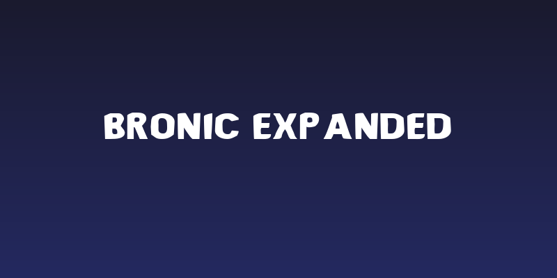 Bronic Expanded Social Header
