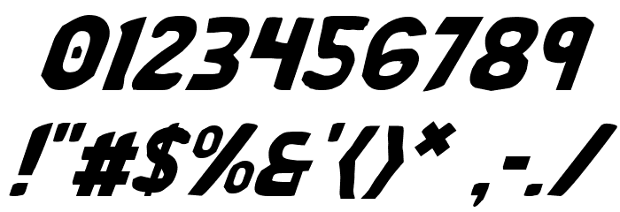 Bronic Italic Polices AUTRES CHARS