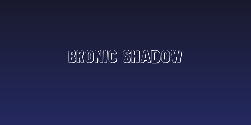 Bronic Shadow Social Header