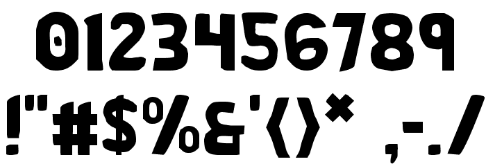 Bronic Font OTHER CHARS