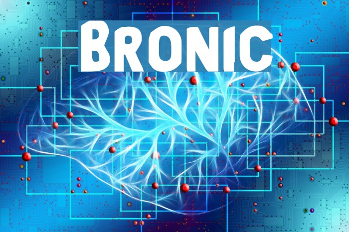 Bronic Font examples