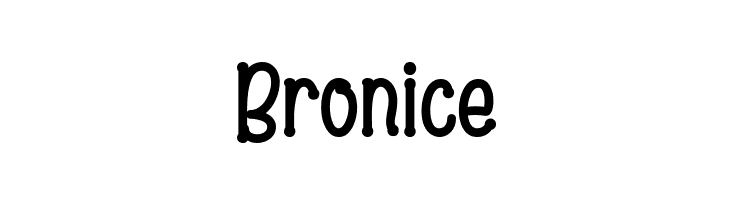 Bronice  नि: शुल्क फ़ॉन्ट्स डाउनलोड