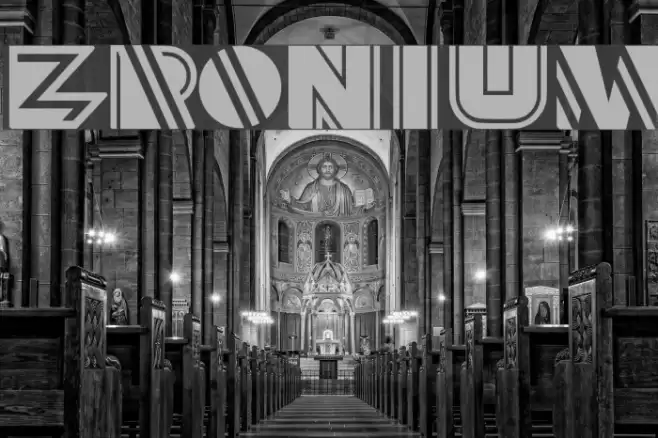 Bronium Font examples