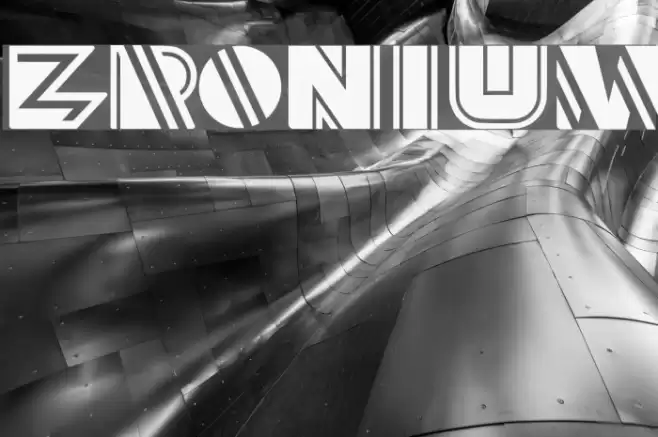 Bronium Font examples