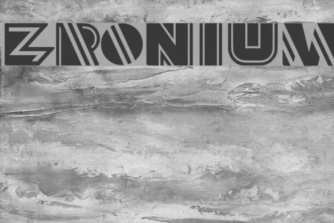 Bronium Font examples