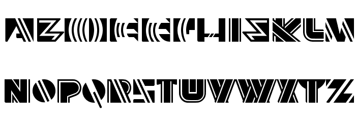 Bronium Font LOWERCASE