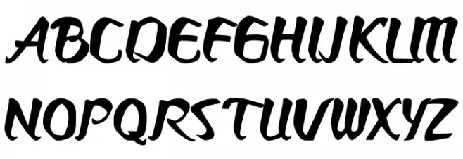 Bronkos Font Litere mari
