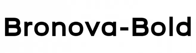 Bronova-Bold  Free Fonts Download