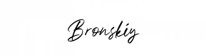 Bronskiy  नि: शुल्क फ़ॉन्ट्स डाउनलोड