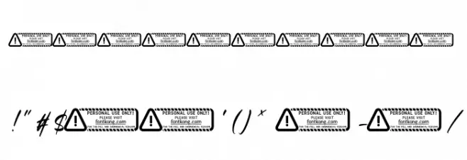 Bronskiy フォント その他の文字