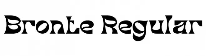 Bronte Regular  font caratteri gratis