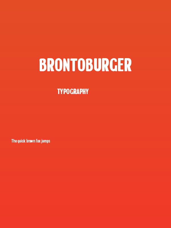 Brontoburger Poster