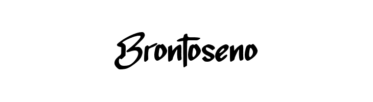 Brontoseno  Free Fonts Download