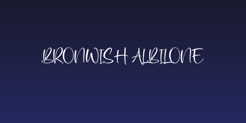 Bronwish Albilone Social Header