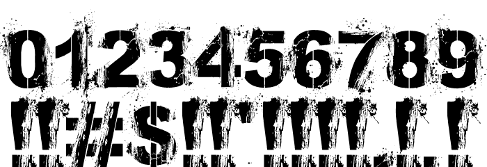 Bronx Bystreets(RUS BY LYAJKA) Font OTHER CHARS