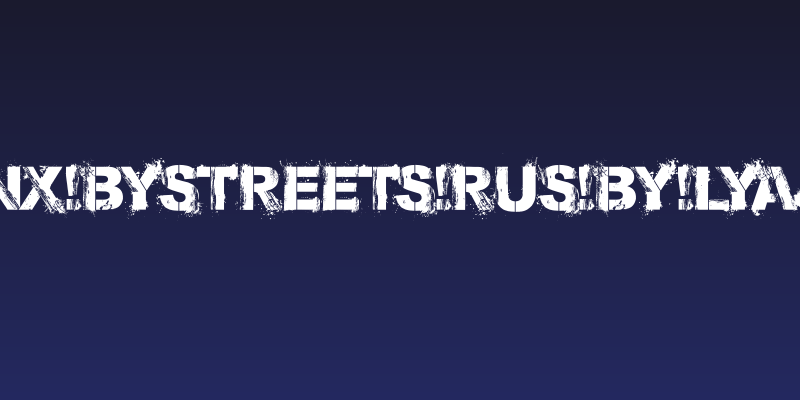 Bronx Bystreets(RUS BY LYAJKA) Social Header
