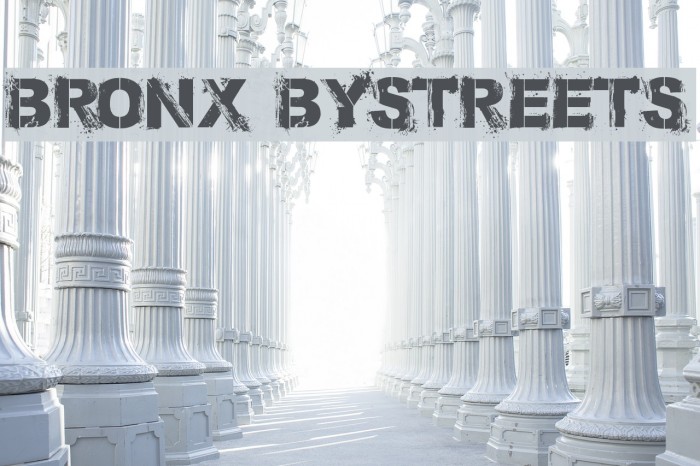 Bronx Bystreets Font examples