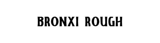 Bronxi Rough  font caratteri gratis