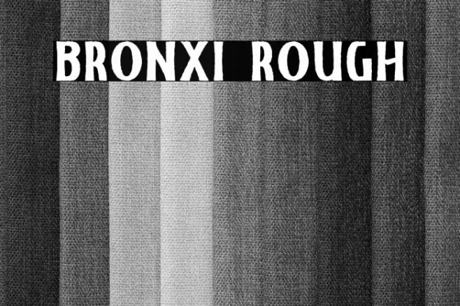 Bronxi Rough Font examples