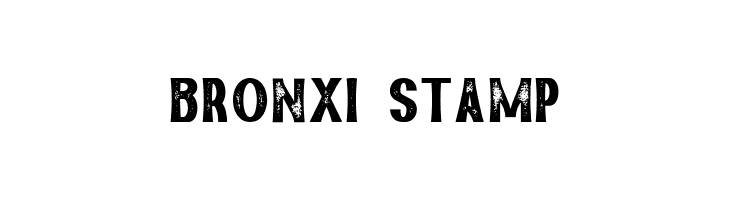 Bronxi Stamp  Frei Schriftart Herunterladen