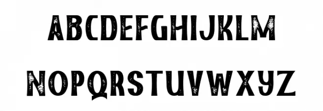 Bronxi Stamp Font Litere mari