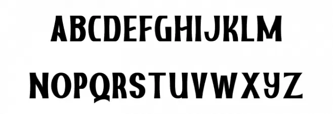 Bronxi Шрифта ВЕРХНИЙ