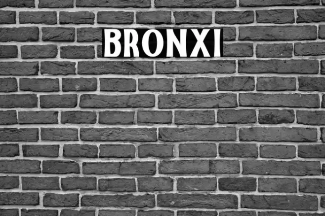 Bronxi Font examples