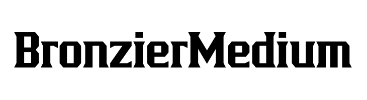 BronzierMedium  baixar fontes gratis