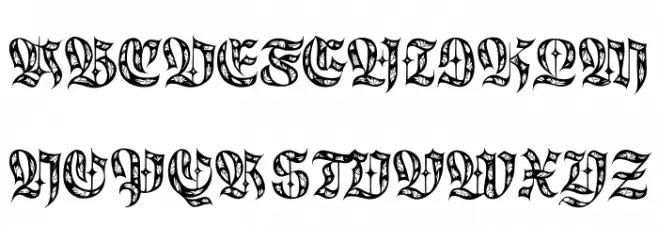 Bronzion Deco PERSONAL USE Regular Schriftart Groß