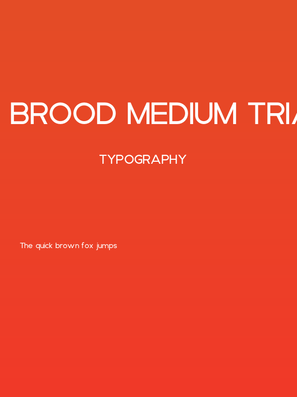 Brood Medium Trial Poster