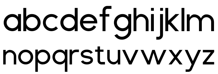 Brood Medium Trial Font LOWERCASE