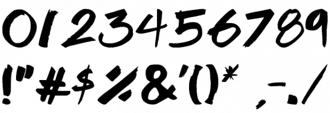 Brook 23 Font OTHER CHARS