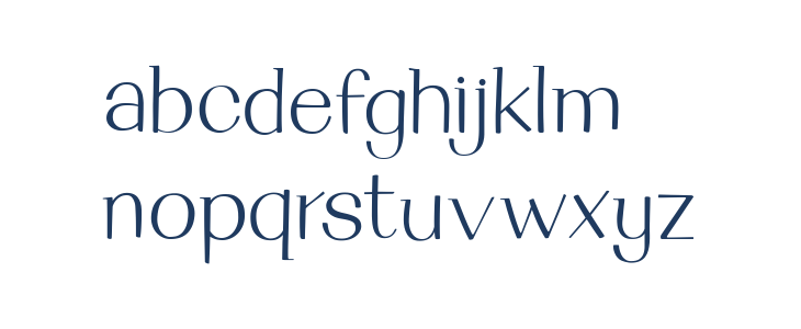 Brook Flair Regular Lowercase