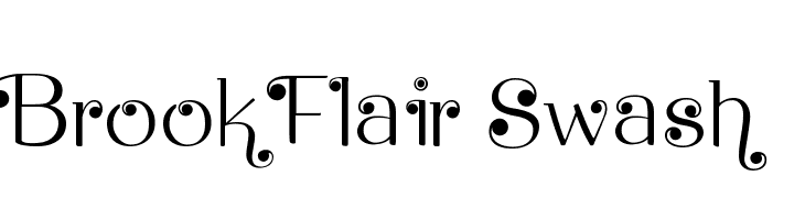 Brook Flair Swash Font
