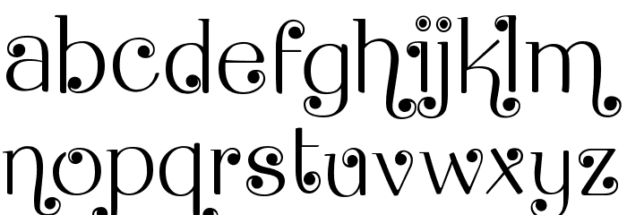 Brook Flair Swash Font LOWERCASE