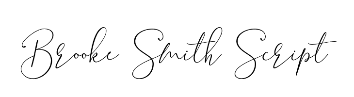 Brooke Smith Script  नि: शुल्क फ़ॉन्ट्स डाउनलोड