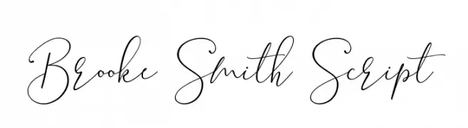 Brooke Smith Script  les polices de caractères gratuit tlcharger