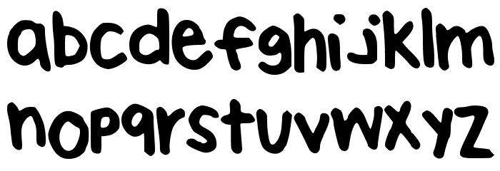 BrookeShappell10 Font LOWERCASE